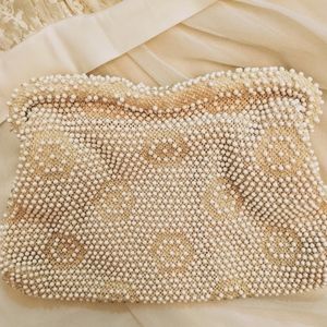 Vintage beaded clutch 1950's